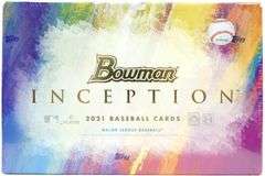 PYT NO RESERVE 2021 Bowman Inception Baseball Box Break #58 RELIST  1 spot