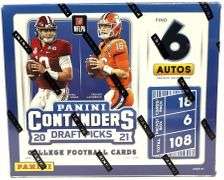 PYT NO RESERVE 2021 Contenders Draft Football Box #16 RELIST 1 SPOTS