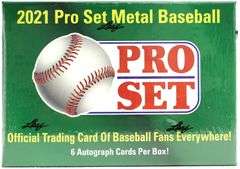 PYT NO RESERVE 2021 Leaf Pro Set Baseball Box Break #30 RELIST 2 SPOT