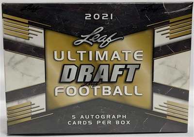 2021 Leaf Ultimate Football Box DOTD #4 (1 Letter) No Draft