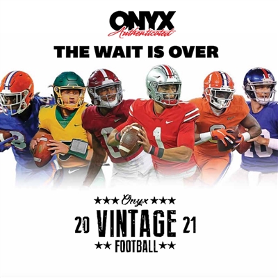 2021 Onyx Vintage Football 2x Box Break DOTD #3 (1 Letter) No Draft