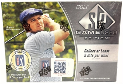 2021 SP Game Used Golf Case Break #1 (1 Golfer) No Draft