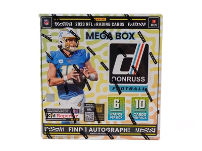 2023 Donruss Football Mega Box 2 Box Break #1 (1 Team)
