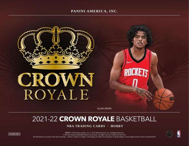 PYT NO RESERVE 21-22 CROWN ROYALE BOX Break #10 (1 SPOTS)