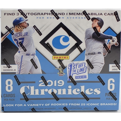 2019 Chronicles Baseball FOTL Box Break DOTD #2 (2 Teams) No Draft