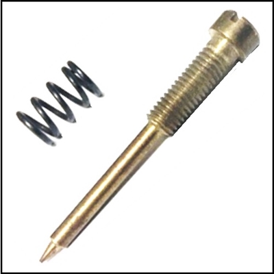 Idle mixture needle with tension spring for 1958-66 Mercury Mark 58 - 58A - 78 - 78A; 1960-66 Merc 400 - 450 - 500 - 650 - 700 - 800 - 900 - 1000 - 1100