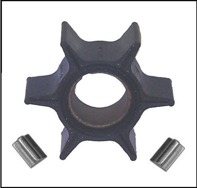 Cooling system impeller for Mercury Mark 35A - 50 - 55 - 55A - 58 - 58A and 1960-66 Merc 300 - 350 - 400 - 450 - 500 outboards