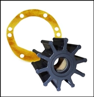 Sherwood 10314 impeller for M10262G raw water pump on Chris-Craft "K" - "KL" - "KBL" - "KFL" - "KLC 6-cyl engines