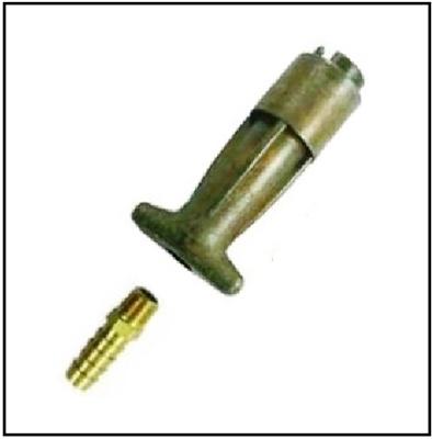 NOS engine-side fuel connector for all Mark 30 - 35A - 55 - 55A - 58 - 58A - 75 - 75A - 78 - 78A and all 1960-66 Merc 300 - 350 - 400 - 450 - 500 - 600 - 650 - 700 - 800 - 850 - 900 - 950 - 1000 - 1100