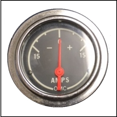 15-0-15 lighted ammeter for vintage Evinrude - Gale - Johnson outboards