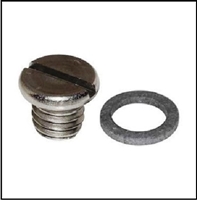 Lower unit gear oil drain plug for all 1949-66 4- and 6-cylinder Mercury outboards