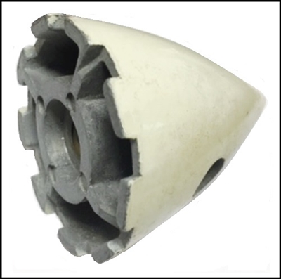 NOS PN 20950A1 - 20749 - 20750 prop nut for 1956-58 Mercury Mark 30 and Wizard 25 outboards
