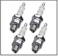 (4) premuim spark plugs for 1958-66 50 - 60 - 75 - 80 - 90 - 100 HP outboard motors