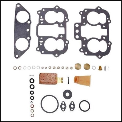 Complete carb rebuild package for 1958-68 Evinrude - Johnson 50-85 HP outboards