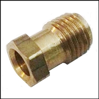 OMC PN 305507 carburetor slow-speed mixture needle packing gland nut for 1959-72 Evinrude - Gale - Johnson 28 - 33 - 35 - 40 HP outboards