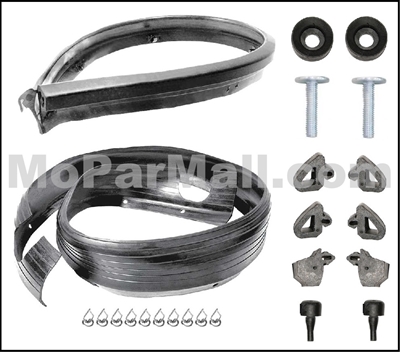 14-piece under-hood rubber package for all 1968-70 Plymouth Belvedere - RoadRunner - Satellite - GTX and all 1968-70 Dodge Coronet - Charger - SuperBee