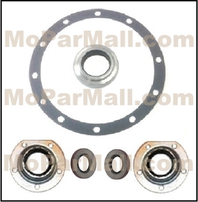 Differential pinion seal, differential carrier gasket, (2) axle inner seals, (2) axle outer seals and (2) outer seal gaskets