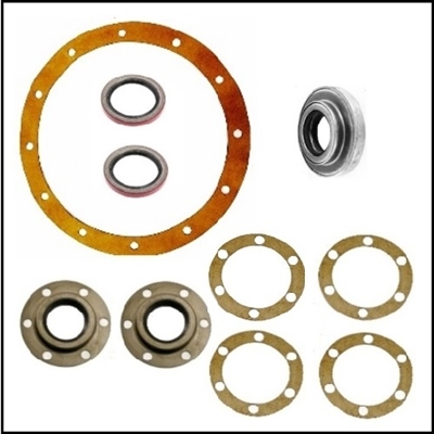 10-piece rear axle seal and gasket set for all Dodge WDX; B-1-PW; B-2-PW; B-3-PW; B-1-PW; C-1-PW; C-2-PW and WM300 Power Wagons
