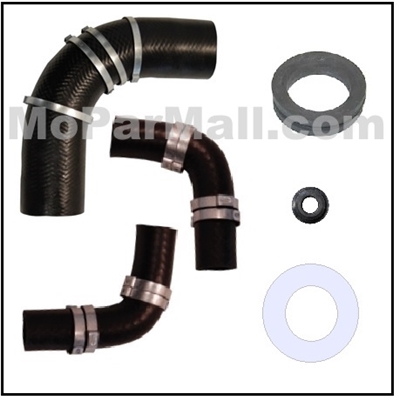 Fuel Filler Elbow - Grommet - Vent Set for 1966-1967 B-Body