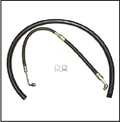 Power steering pressure hose and 5/8" return hose for all 1964-66 Plymouth Fury; all 1964-66 Dodge Monaco - Polara - 800; all 1964-66 Chrysler and all 1964-66 Imperial