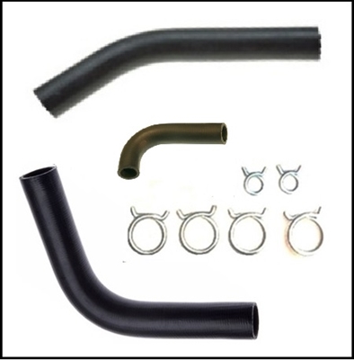 9-piece molded radiator hose and OE-style clamp set for 1959 Dodge Coronet with 326 CID engine