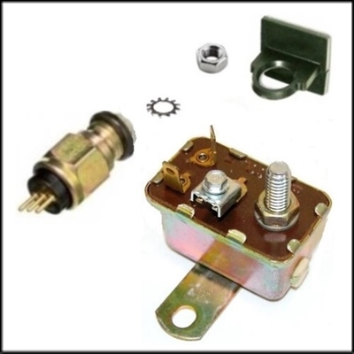PN 2444517 starter relay, insulator guard & neutral safety switch for 1969-74 Dodge trucks & vans with automatic transmission