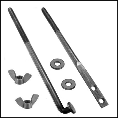 PN 1408915 - 1408918 battery frame studs for 1960-61 Dodge Polara; 1962-64 Dodge 880; 1960-61 DeSoto; 1960-64 Chrysler New Yorker - Newport - Saratoga - Windsor - 300 & 1960-66 Imperial