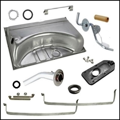 13-piece fuel tank, strap, filler and sender set for 1963-66 MoPar A-Body