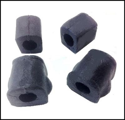 (2) Inner and (2) outer sway bar bushings for all 1955-56 Plymouth - Dodge - DeSoto - Chrysler - Imperial