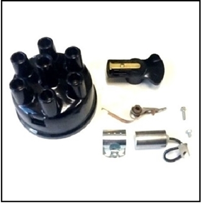 Distributor cap, rotor, contact set and condenser for 1939-47 Dodge and 1939-41 Plymouth Trucks