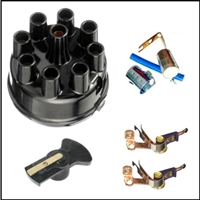 Distributor cap, rotor, (2) sets of breaker points and condenser for Chrysler M44 and M45 Hemi marine engines