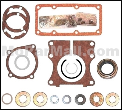 This kit includes the parts usually needed for a minor rebuild of the transmission of 1935-36 Plymouth, Dodge, DeSoto and Chrysler
