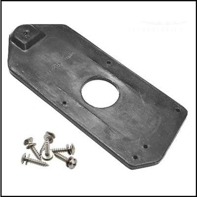 Fuel filler neck to luggage compartment floor bulkhead for 1967-69 Plymouth and Dodge A-Body