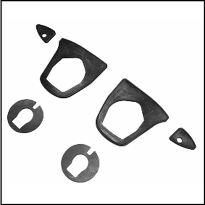 Door handle and lock cylinder gasket set for 1962-65 Plymouth Belvedere - Savoy - Satellite; 1962-65 Dodge Coronet - 330 - 440 Dart - Lancer - 330 - 440; 1962-64 Fury - Polara - Sport Fury and 1963-66 Barracuda - Dart - Valiant