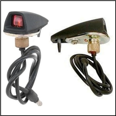 PN 3403140 - 34479378 RH & LH front fender directional signal indicators for 1971 Plymouth Barracuda - Duster - Fury - GTX - RoadRunner - Satellite - Scamp - Valiant