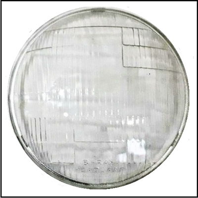 NOS PN 687918 glass headlight lens for 1938 DeSoto S5
