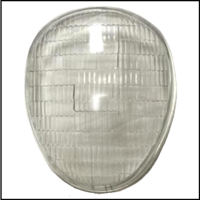NOS PN 659671 glass headlight lens for 1936 DeSoto Airflow