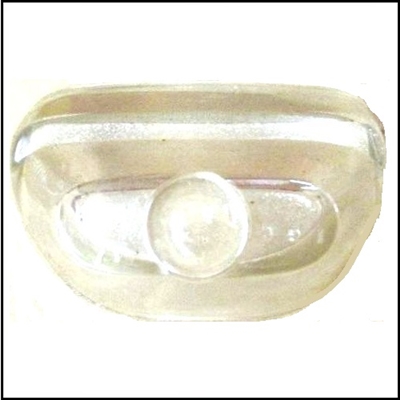 NOS PN 856697 tag lamp lens for 1940 Dodge D14 - D17
