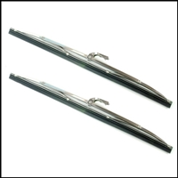 Pair of PN 1664965 - 1688310 windshield wiper blades for 1957-60 Dodge conventional cab trucks and 1957-65 Town Wagon - Town Panel