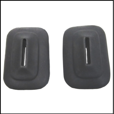 Set of show-quality PN 1121322 - 1122323 molded grommets for the rear bumper of all 1946-48 Chrysler Imperial - New Yorker - Royal - Saratoga - Town/Country - Windsor