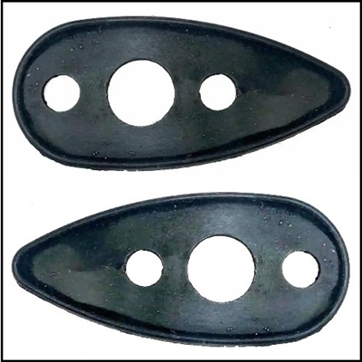 (2) PN 795136 - 834970 molded rubber door handle mounting pads for 1937-56 Dodge - Fargo - Plymouth Trucks
