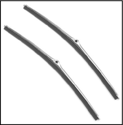 "Hideaway" windshield wiper blades for all 1971-74 Plymouth GTX - RoadRunner - Satellite and Dodge Charger - Coronet