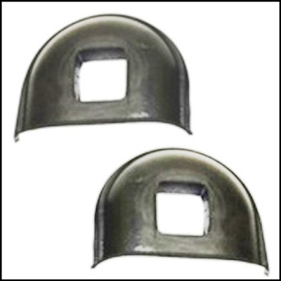 Pair of molded rubber front bumper arm grommets for 1936-37 Chrysler Corp. passenger cars