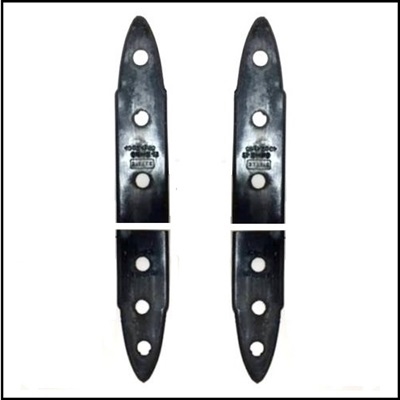 SSet of PN 715043 molded rubber deck lid hinge gaskets for 1936 Plymouth; 1936 Dodge; 1936 Chrysler Airstream; 1936 Chrysler Airflow & 1936 Imperial Airflow