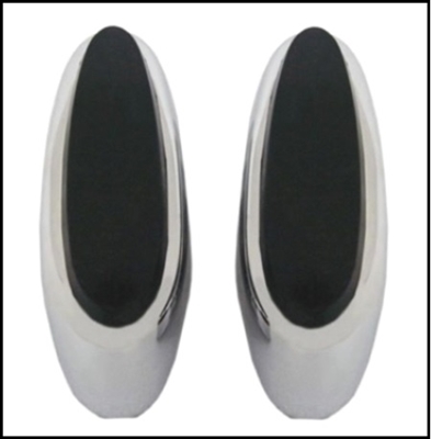 Pair of bumper guards with cushions for 1963-65 Plymouth Belvedere; 1963-64 Fury - Savoy - Sport Fury and 1965 Satellite