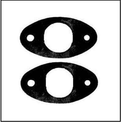 Pair of fresh rubber windshield wiper pivot mounting pads for 1941-48 Plymouth - Dodge - DeSoto - Chrysler