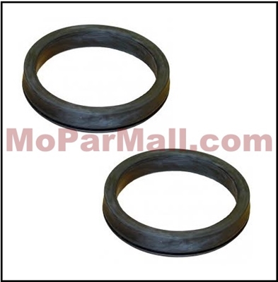 PN 2998881 - 3355950 molded rubber hood scoop seals for 1970-72 A-Body 340