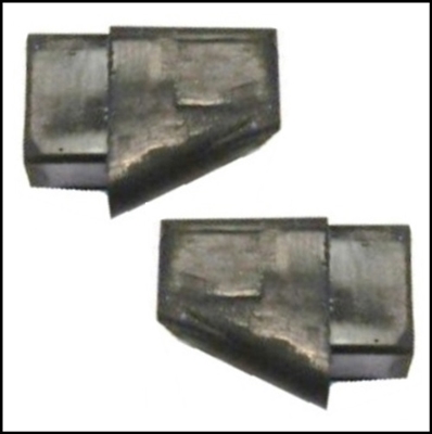 Set of rubber division bar plugs/door window upper bumpers for 1962-65 Plymouth Belvedere; 1962-64 Fury - Sport Fury; 1962 Dodge Dart; 1962-64 Polara - 440 and 1965 Coronet - Satellite convertibles & 2-door hardtops