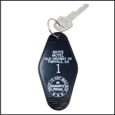 "Psycho" Bates Motel room #1 key fob