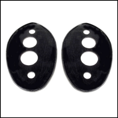 Pair of PN 589841 headlamp bracket mounting pads for 1939-40 Dodge and Plymouth 1/2 ton - 1 ton trucks